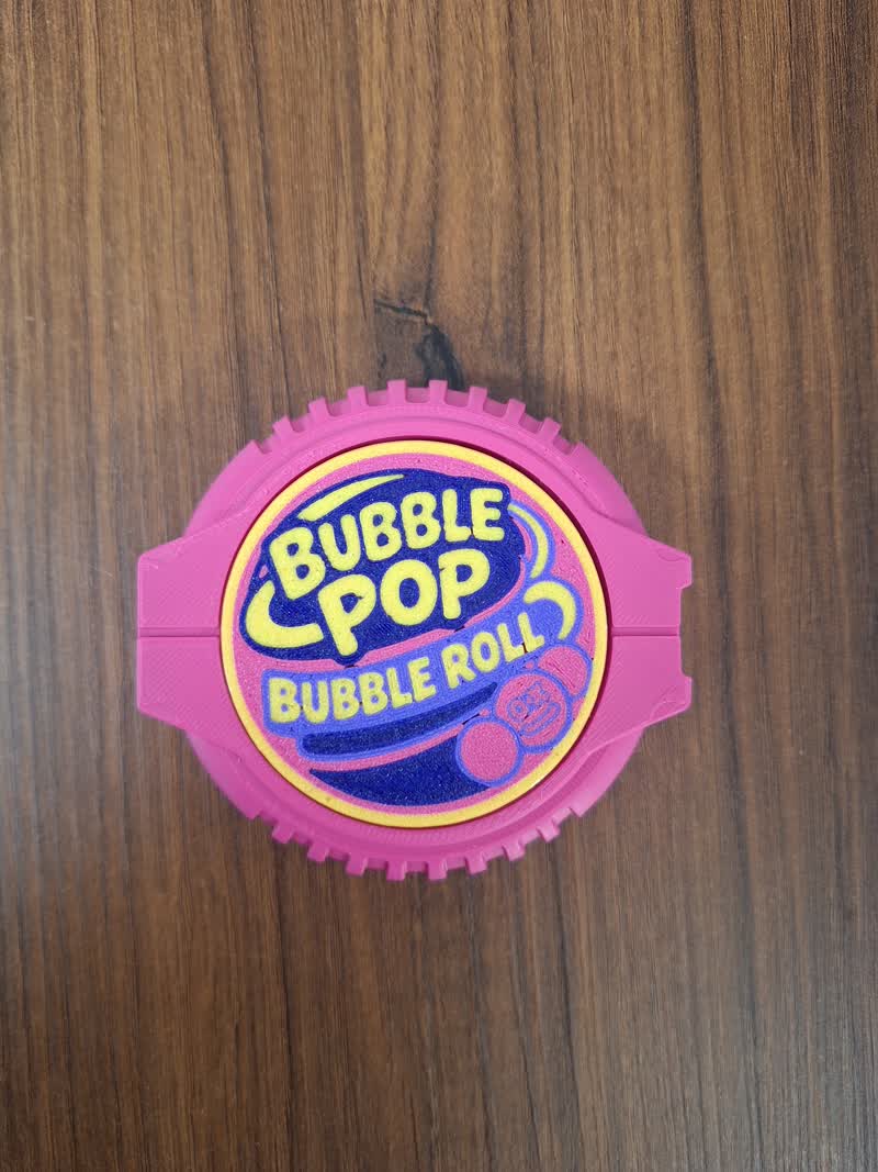 קליקר מסטיק Bubble Pop ורוד
